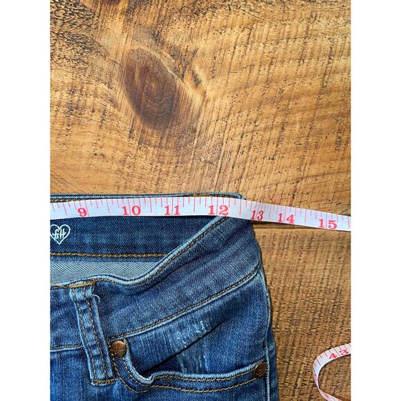 Womens Good Hart Matilda Jane Medium Wash Distressed Somerset Skinny Jeans 0‎ - Picture 4 of 7